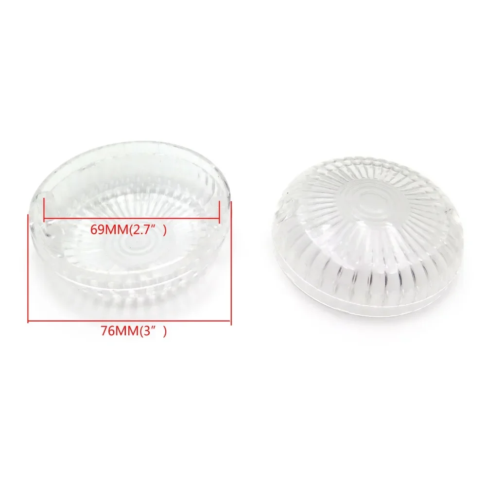 Motorcycle Turn Signal Lens for Yamaha All Years V-Star 1100 Silverado 650 Royal Road Star V-Max