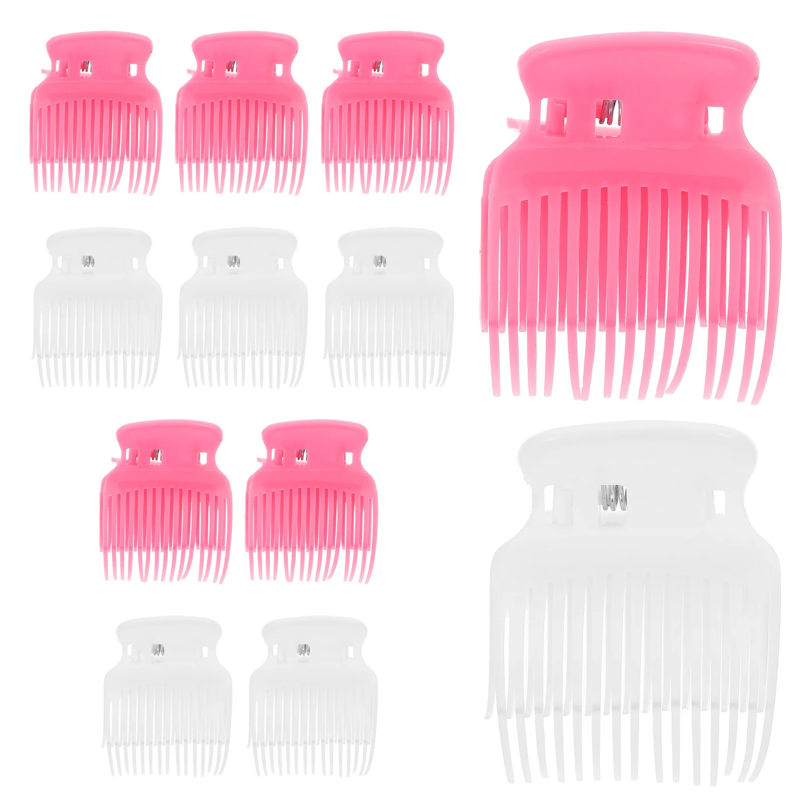 

12Pcs Claw Clips for Hair Styling Secure Hold Curling Sectioning Hot Roller Grip Clamps for Salon Or Home Girls Claw Clips