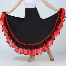 Spanish Dance Costume Classic Gypsy Dance Costume Flamenco Dress for Women Swing Skirts Bullfight Ballroom Belly Performance