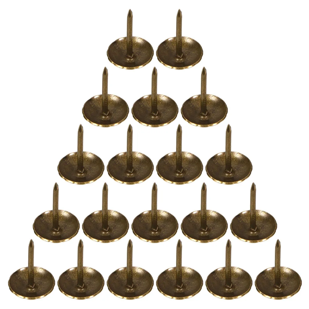 

300pcs Bubble Iron Style Round Shape Furniture Tacks Pins for Sofa Upholstery Tack For Home Decor Bed DIY Home