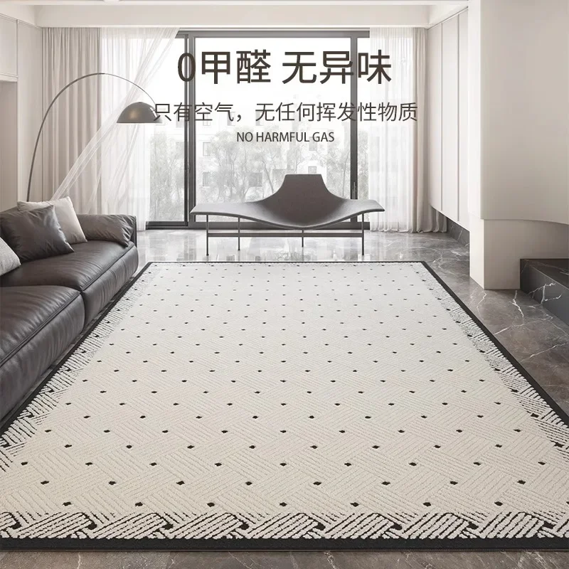 Living room 2025 new leave-in erasable light luxury high-end diatom silk waterproof and anti-fouling  sofa blanket
