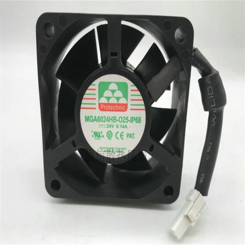 

Original MGA6024HB-O25-IP68 24V0.14A 6CM 6025 two-wire advanced dustproof and waterproof fan