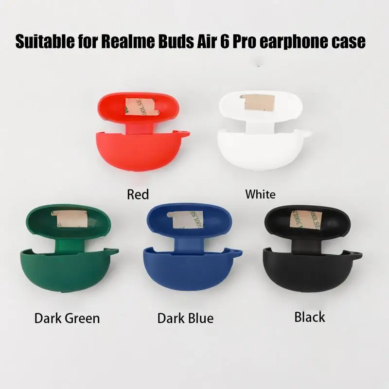 Custodia protettiva per Real Me Buds Air 6 Pro scatola di ricarica Anti-goccia in Silicone custodia protettiva per auricolari custodia antipolvere