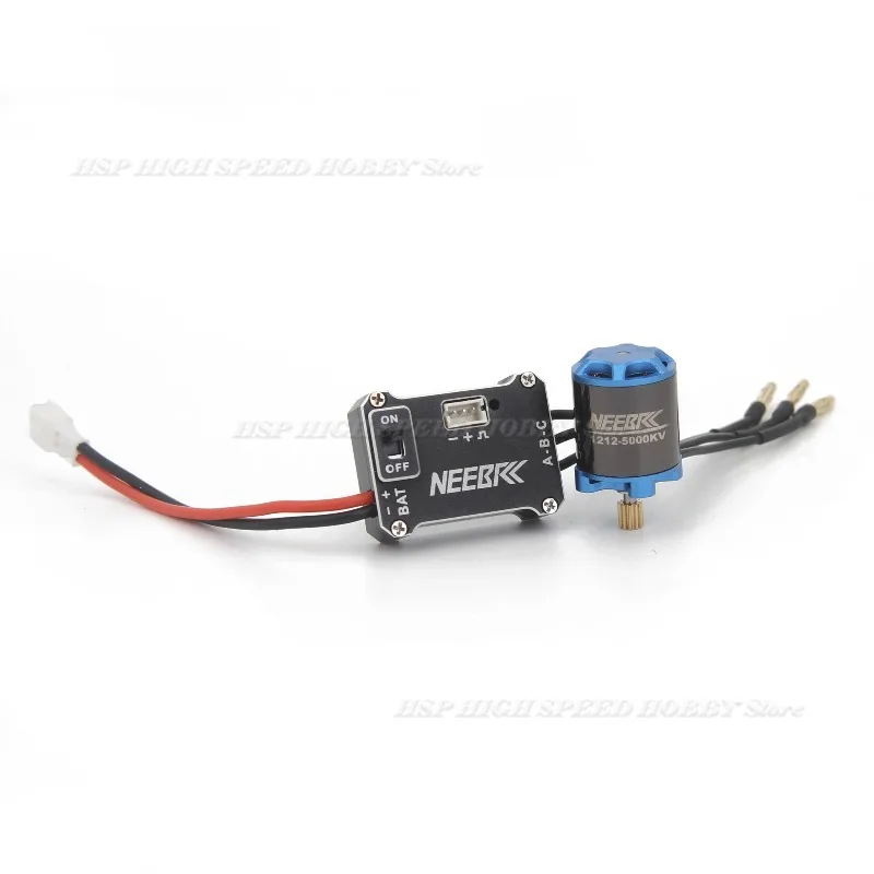 NEEBRC 1212 5000KV Brushless Motor with AM32 25A Metal ESC Combo M0.3 11T Gear for 1/30 RC Car Crawler Axial SCX30 Upgrade Parts