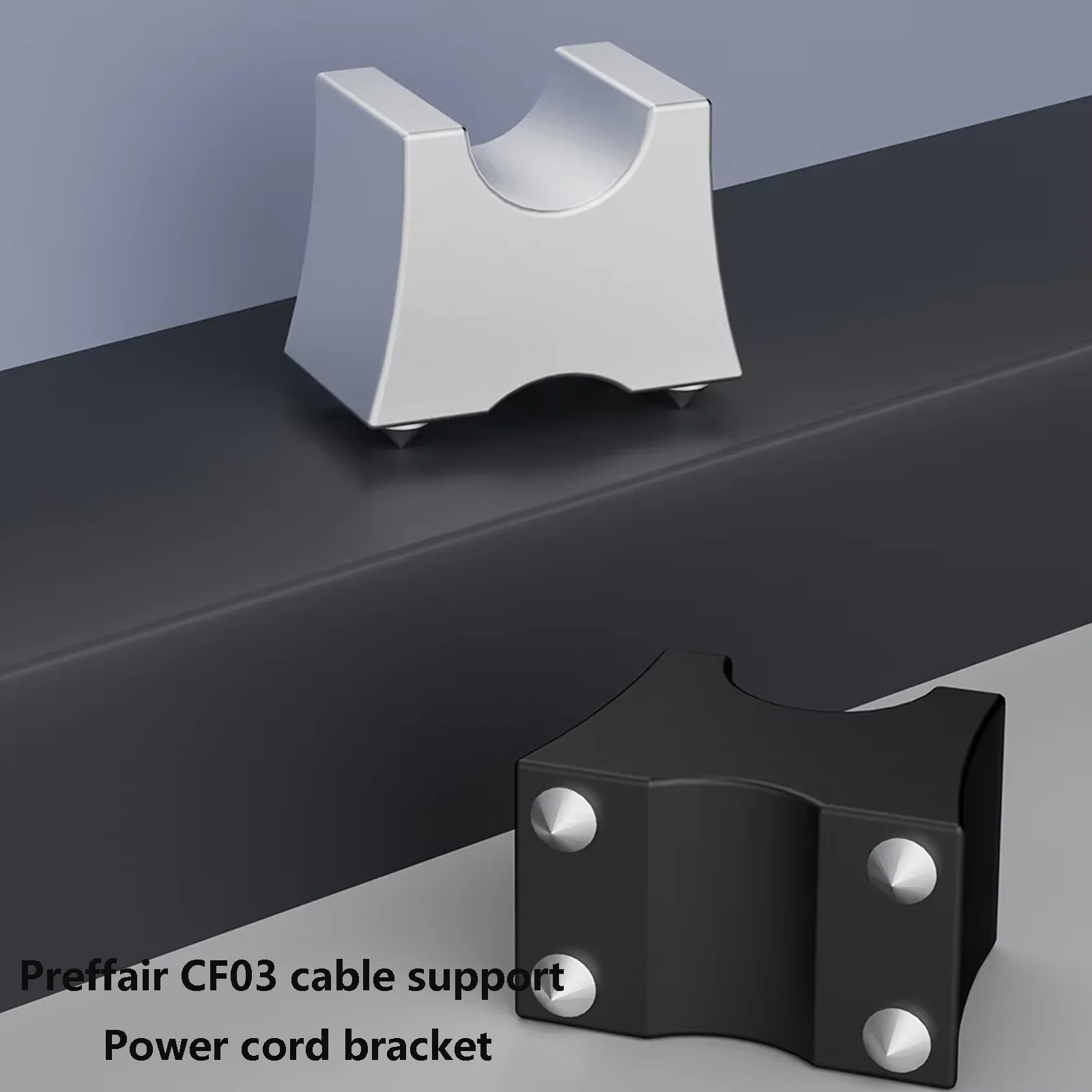 

Preffair CF03 cable support Power cord bracket HiFi Audio Wire Bracket Line Cable Stand Holder Trestle Anti-Shock Absorber Pad