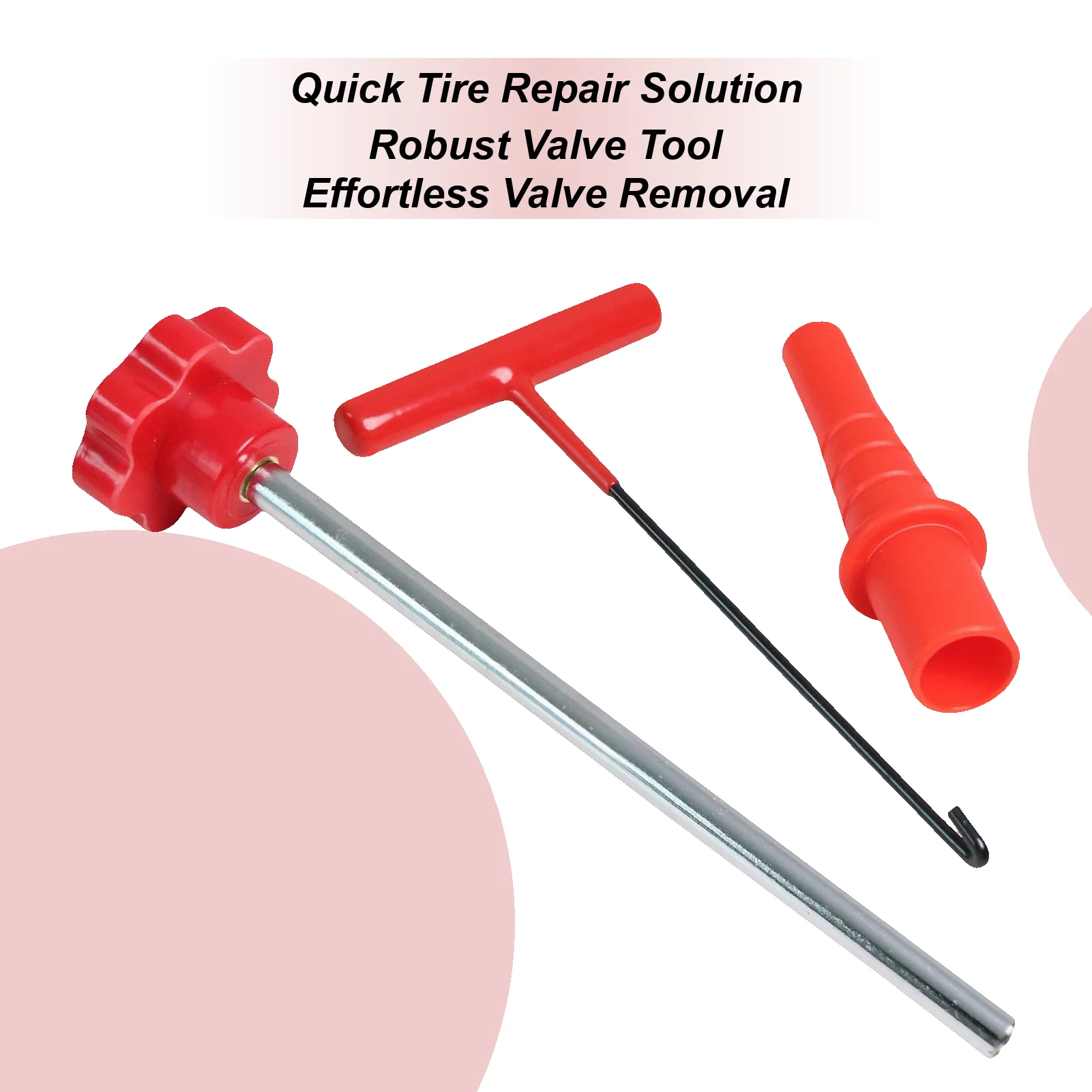 

Инструмент для снятия штока клапана, нескользящий сплав, замена, 3 шт., инструмент для установки штока клапана для автомобильных велосипедов, велосипедов, мотоциклов, квадроциклов