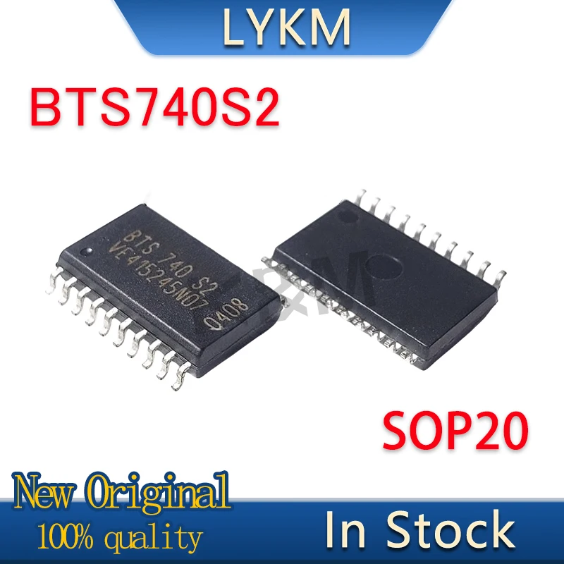 2-10/PCS New Original BTS740S2 BTS740S BTS740 SOP20 Automotive computer version of the power switch chip In Stock