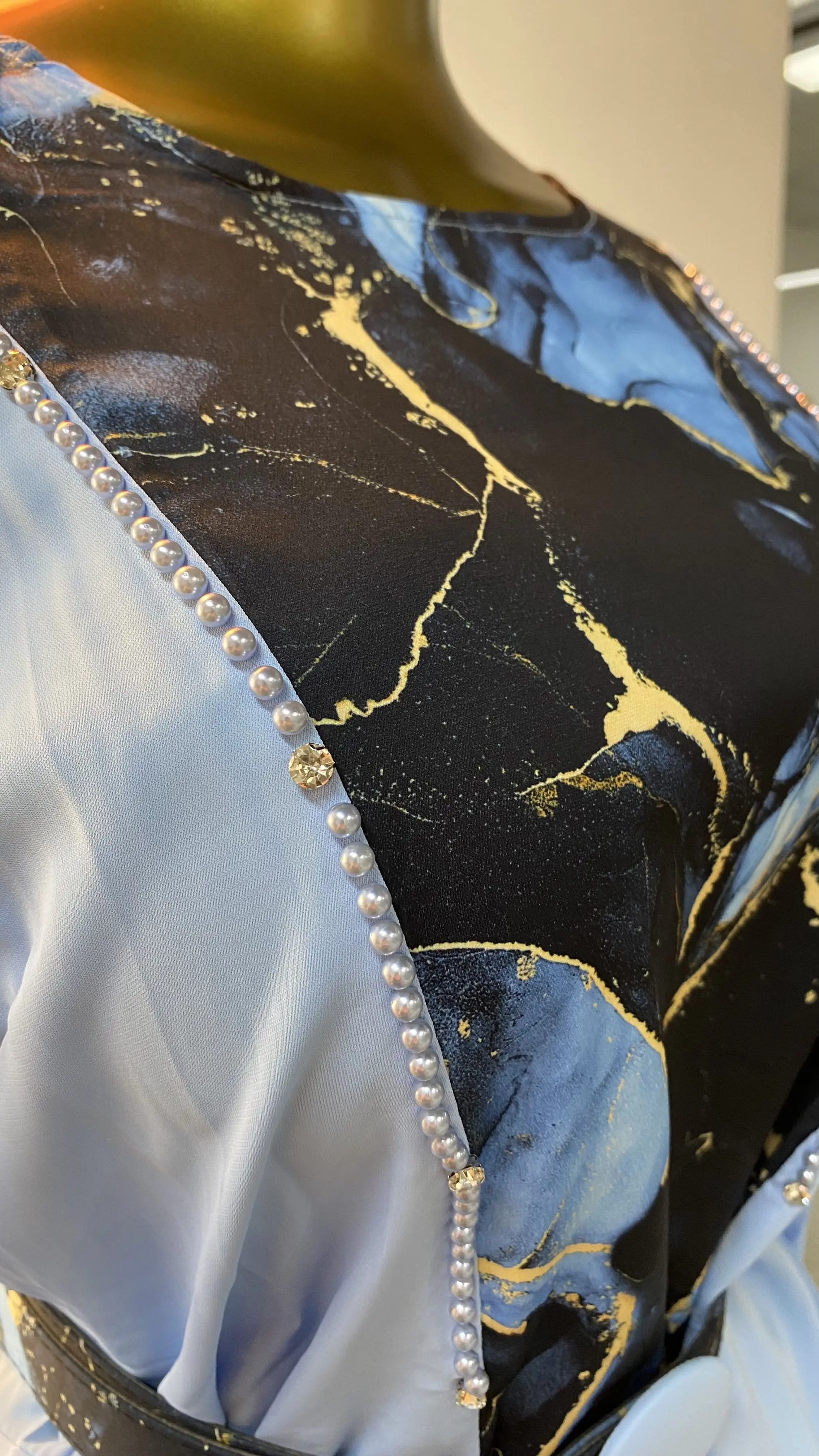 Letter Printed Fashion Muslim Burqa Dubai Clothing Arab Robe Women's Clothing-GZMM402