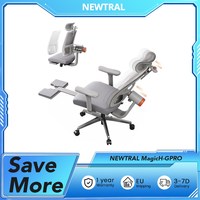 NEWTRAL MagicH-GPRO Ergonomic Chair with Footrest, Auto-Following Backrest Headrest, Adaptive Lower Back Support, 300LBS Weight