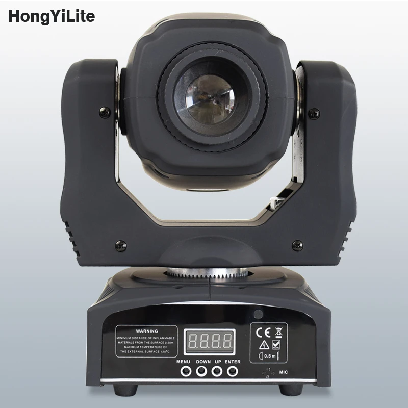 HONGYI LED Spot 60W Moving Head DJ Lights Mini Gobos And Colors Lyre Projector DMX Stage Lighting For Disco Dance Floor