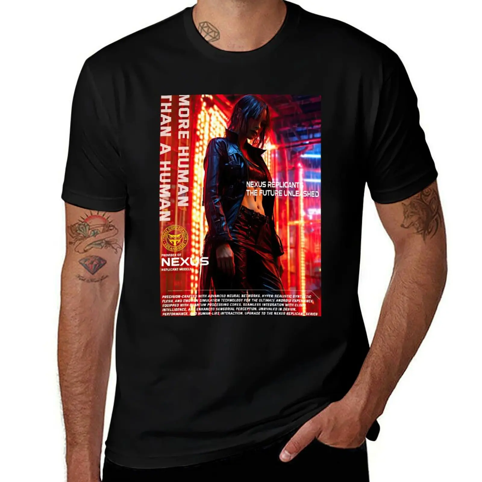 

Bladerunner Replicant ad 2 T-Shirt g man t shirts for men t shirts for man pack white
