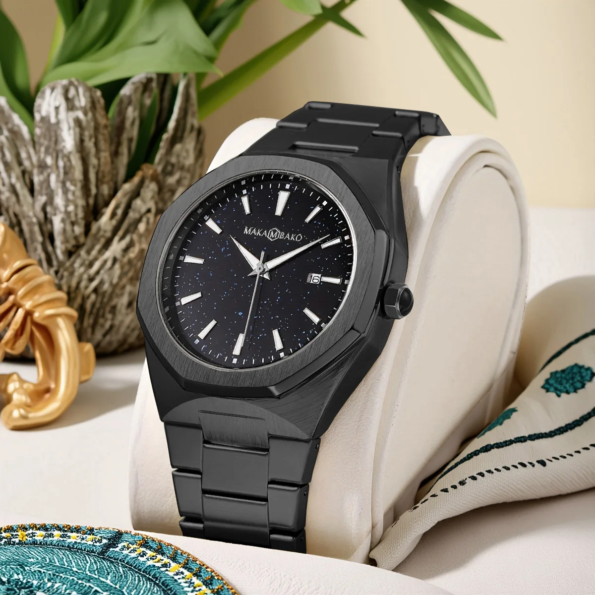 ساعة رجالية جديدة لعام 2025 حركة كوارتز يابانية أصلية من الفولاذ المقاوم للصدأ 3Bar مقاومة للماء على طراز الأعمال ساعات رجالية فاخرة من أفضل العلامات التجارية