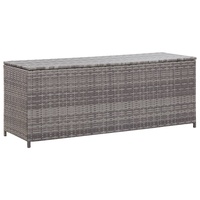 VidaXL garden pad box Grey 120x50x60 cm Poly Rattan