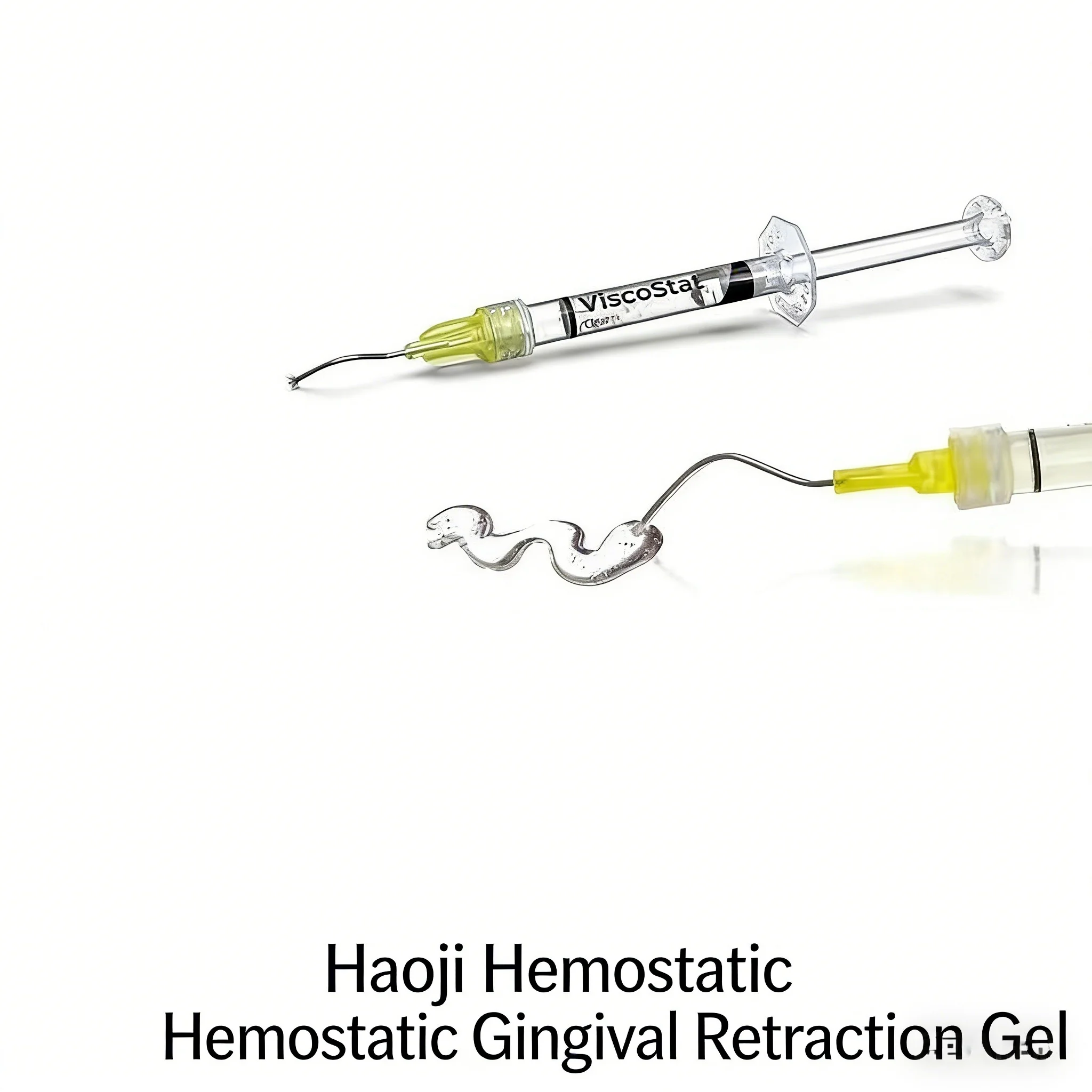 ViscoStat Clear Hemostatic Gel, Aluminum Chloride for Dental Bleeding Control, Non-Staining, Professional Use