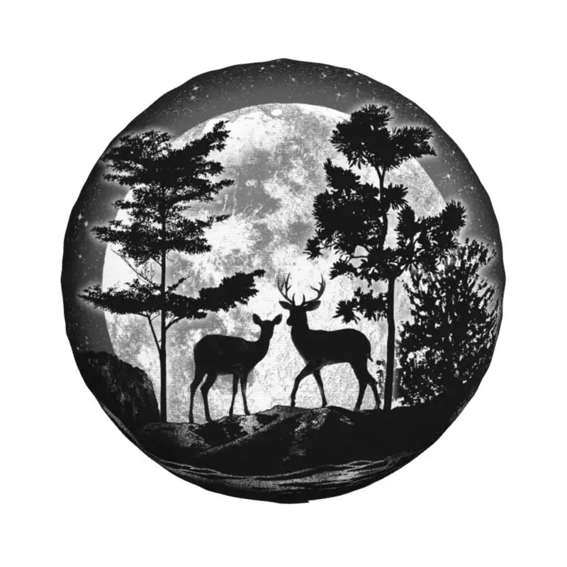 Moonlight Deer Spare Wheel Cover for Jeep Mitsubishi Pajero 4WD SUV Custom Tire Protector 14\