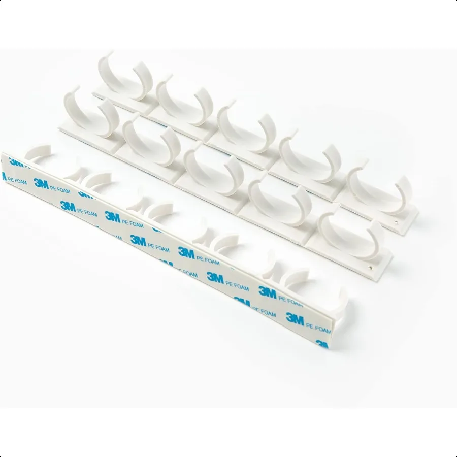 

Spice Clip Strips For Cabinet Doors Organizer for Spices Spice Rack Holds15 Spice Jars 3M Adhesive Gripper Clip Strips In White