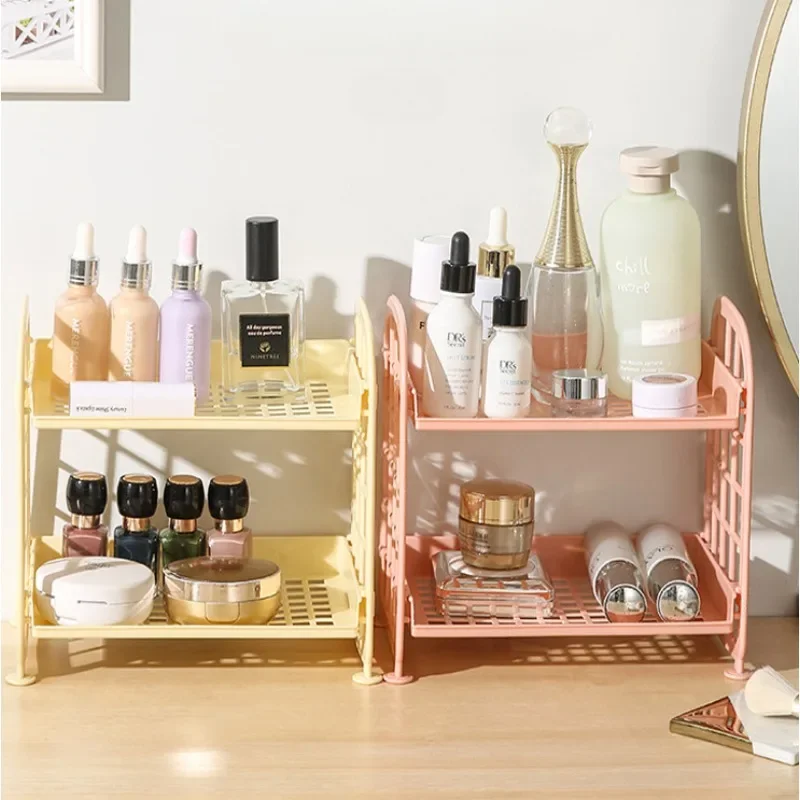 Makeup Organizer Desktop Stationery Organizer Home Storage Can Be Used for Kitchen and Bathroom Shelves