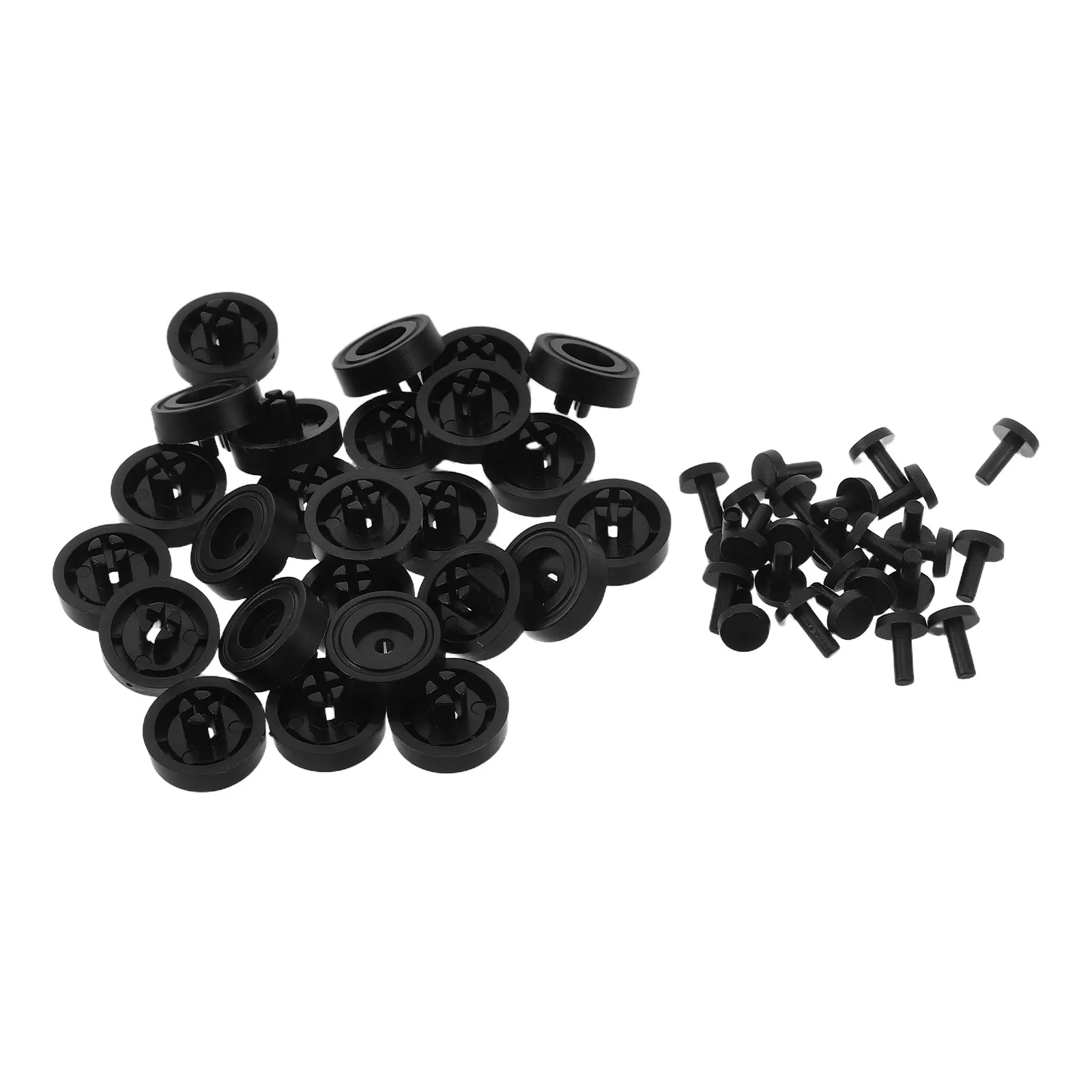 25Pcs Computer Case Feet Pads Anti Slip Anti Vibration Desktop Tower Chassis Support Base Pads Stable Pc Housing Bottom