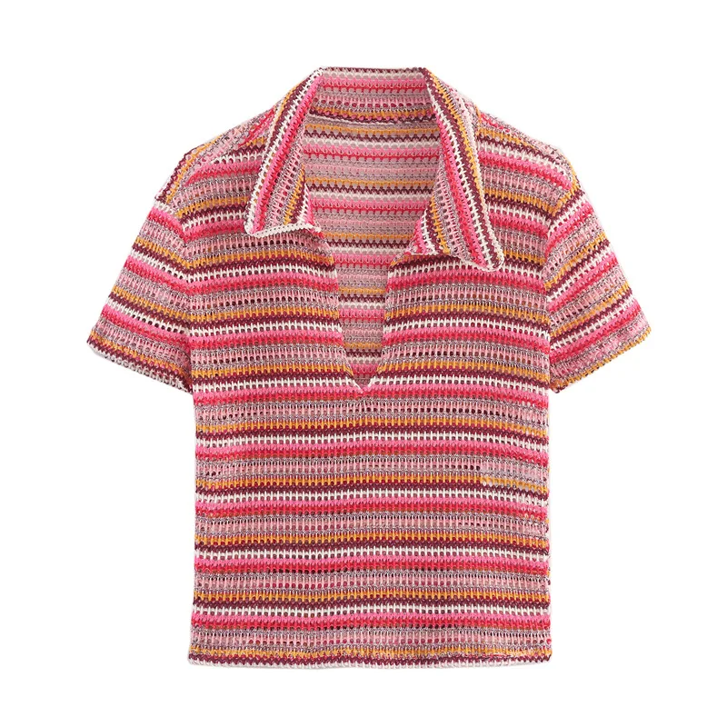 Moda de malha manga curta topo shorts definir feminino outono novo estilo design europeu e americano comércio