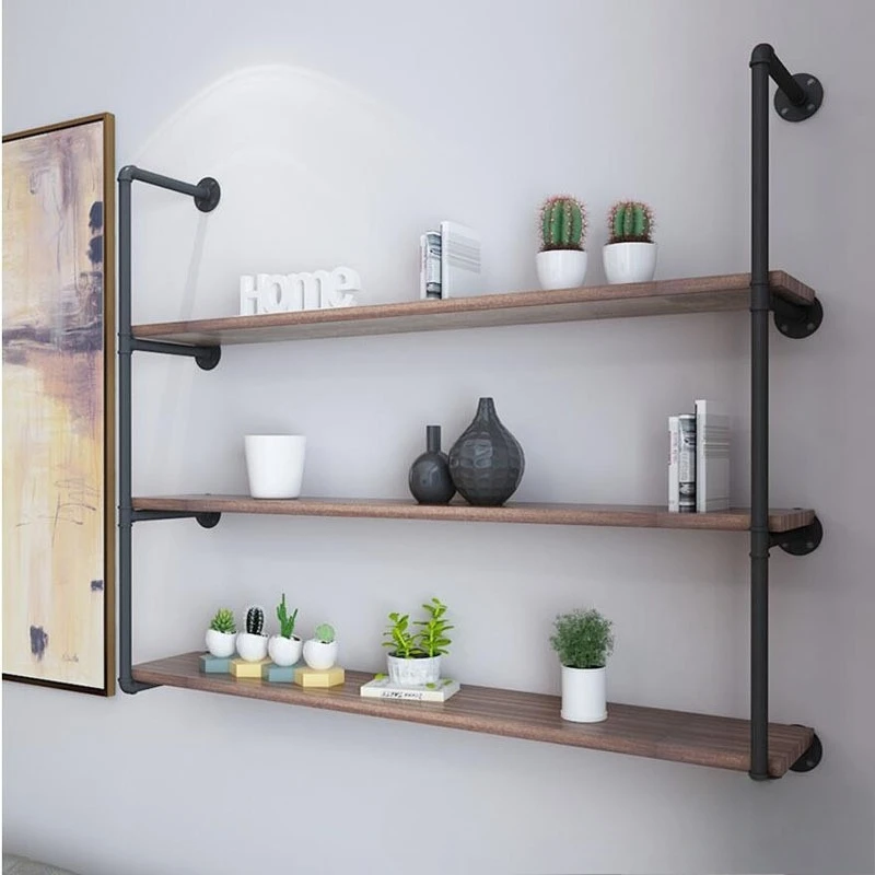 

Nordic simple wall hanger, wrought iron multi-layer baffle rack