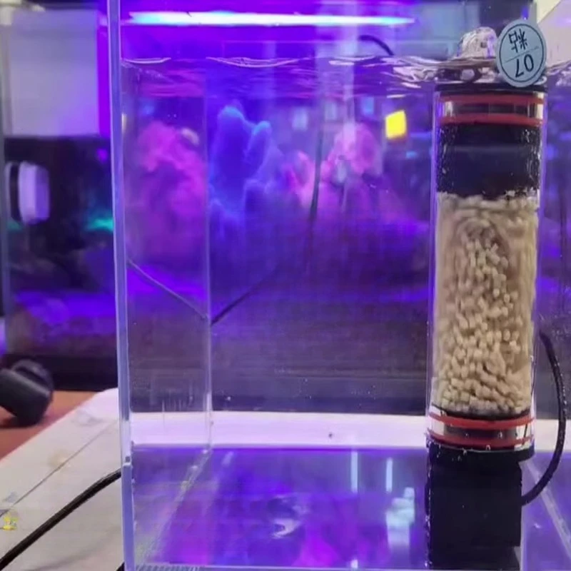 New Mini Multi-functional Bean Reactor + NP Bio Beans | Naturally Degrade NO3/PO4 Nutrients | Marine Aquarium Filter Set
