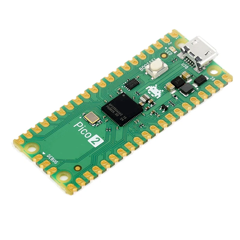 Per Raspberry Pi Pico 2-M Scheda di Sviluppo RP2350 Microcontrollore ARM Cortex-M33 Hazard3 RISC-V Saldatura Spille Intestazione