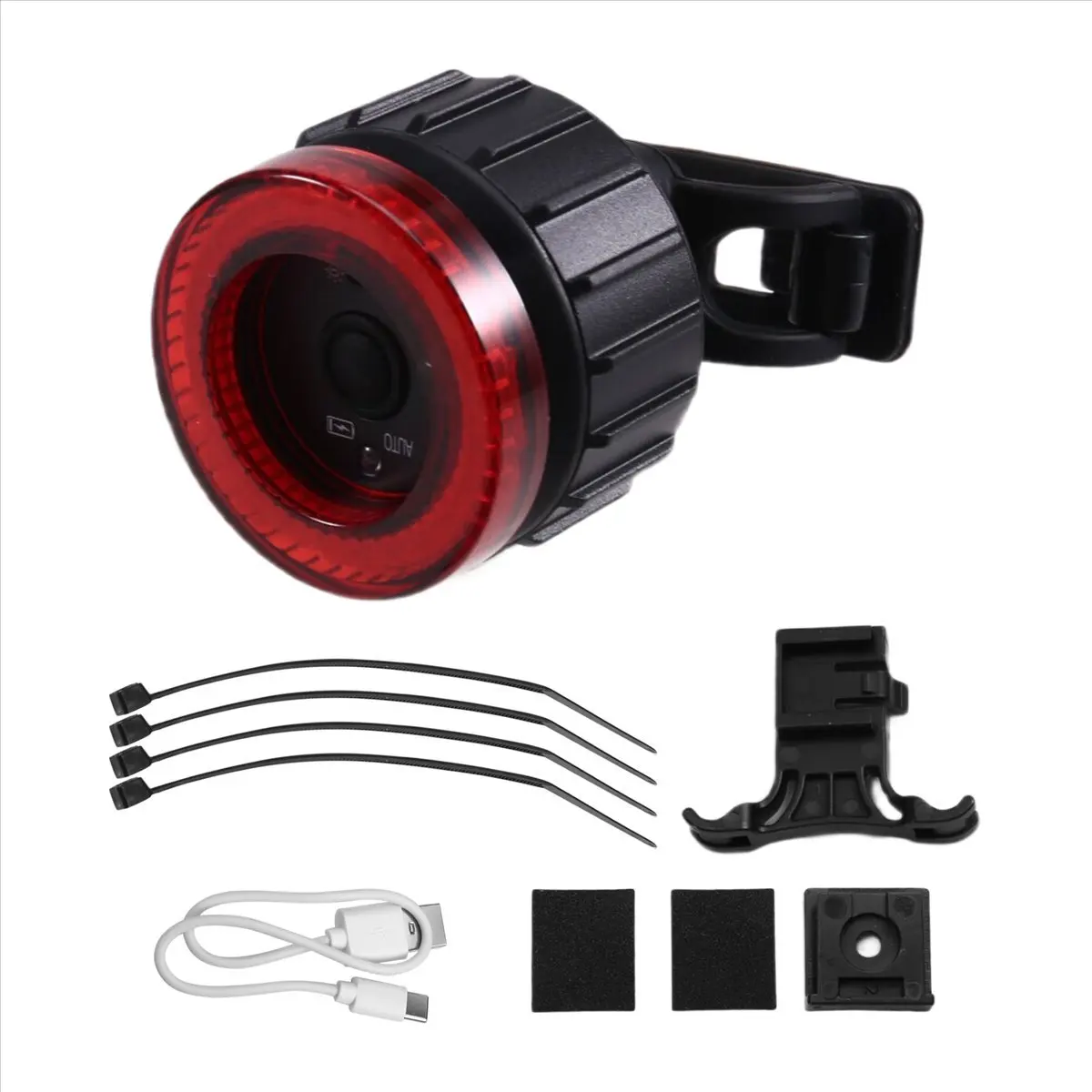 Oct.829 دراجة ذكية الفرامل الضوء الخلفي Cob فتحة كبيرة مقعد آخر وسادة الضوء الخلفي الدراجة ذكي الفرامل الضوء الخلفي #4