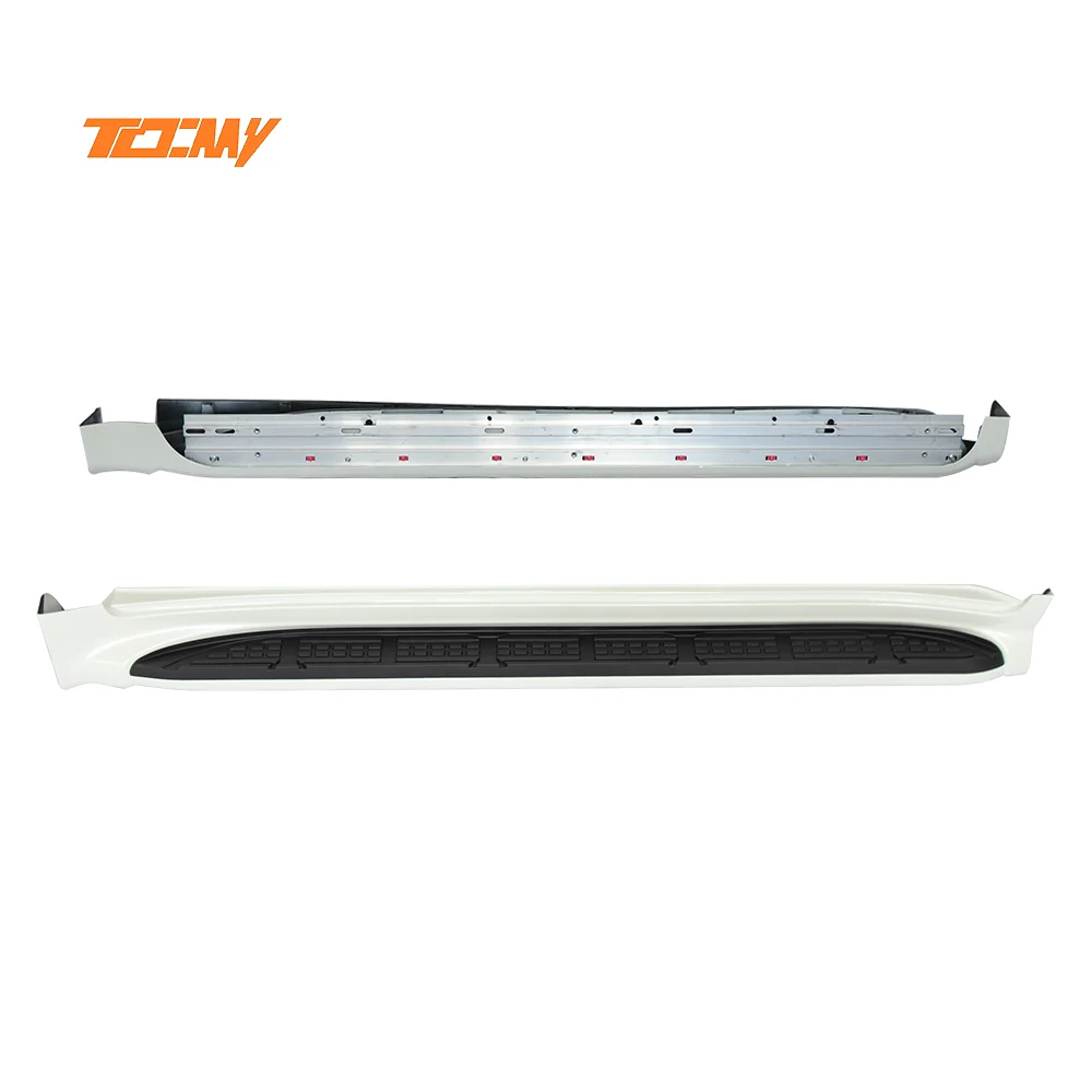 TDCMY Professioneel auto-onderdeel parelwit zwart pp abs zijstap treeplank voor Toyota Land Cruiser LC200