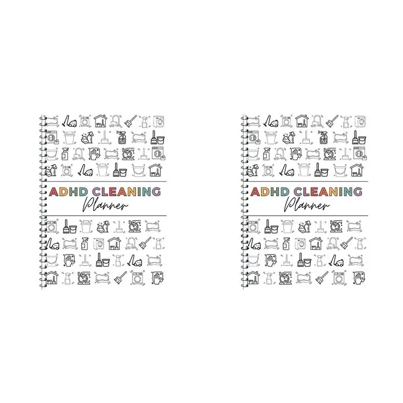 

ABIJ-2X Household Cleaning Schedule Annual Cleaning Check List Planner,Housekeeping Check List Planner&Organizer