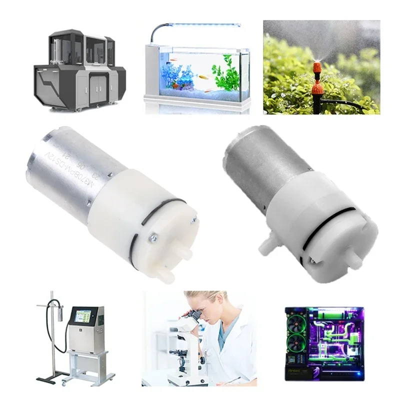 DC12V 370 Micro diafragma eléctrico vacío Mini Booster reemplazo DIY