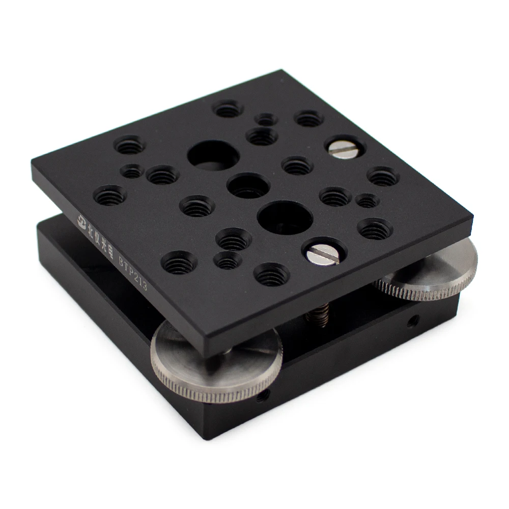 B-TP-213 Dual-Axis Tilt Adjustment Stage – 2-Angle Pitch Adjustment, Rotation Around X/Y Axis