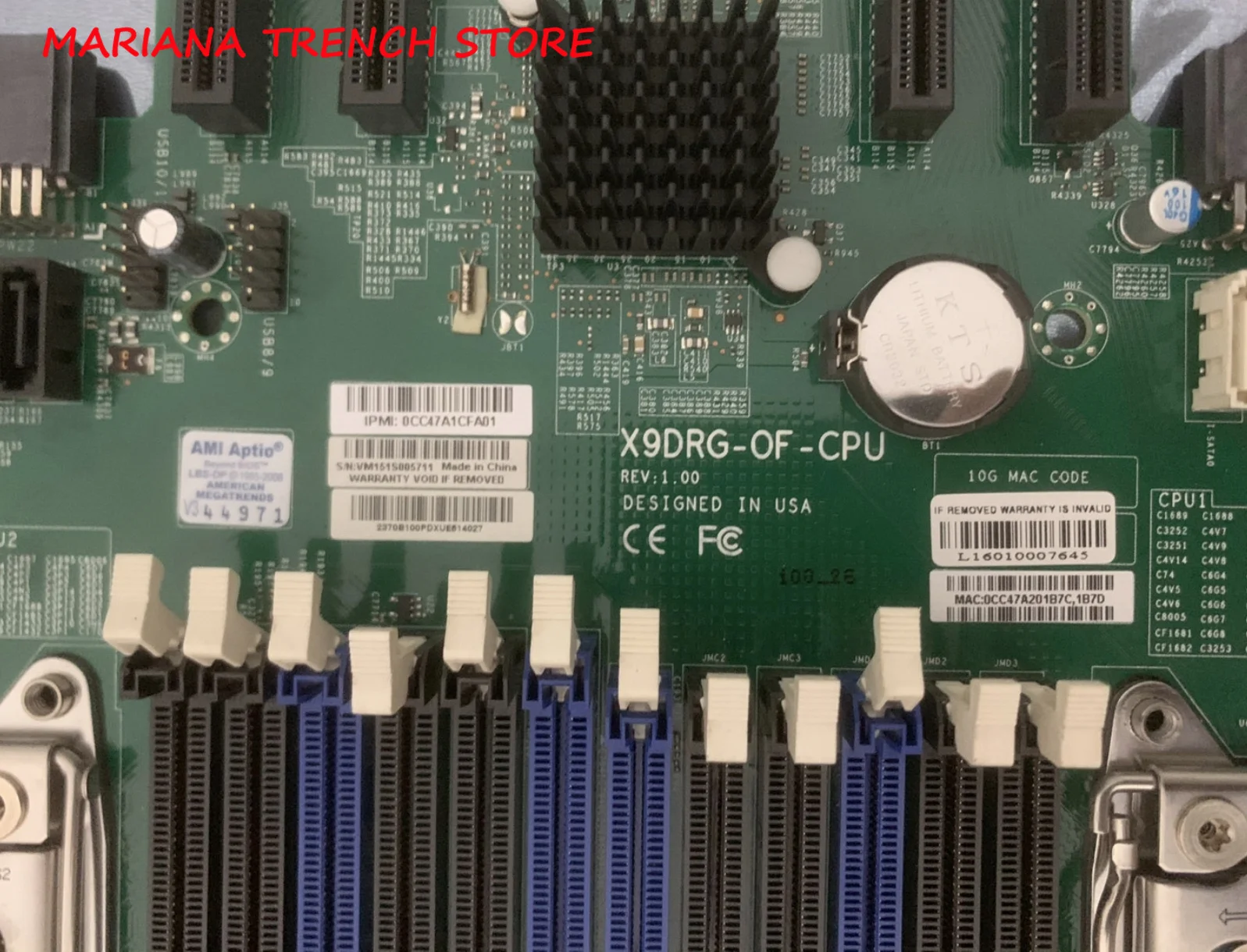 X9DRG-OF-CPU for Supermicro Motherboard Dual LGA2011 Supports Xeon Processor E5-2600 v1/v2 Family i350 Dual Port GbE LAN