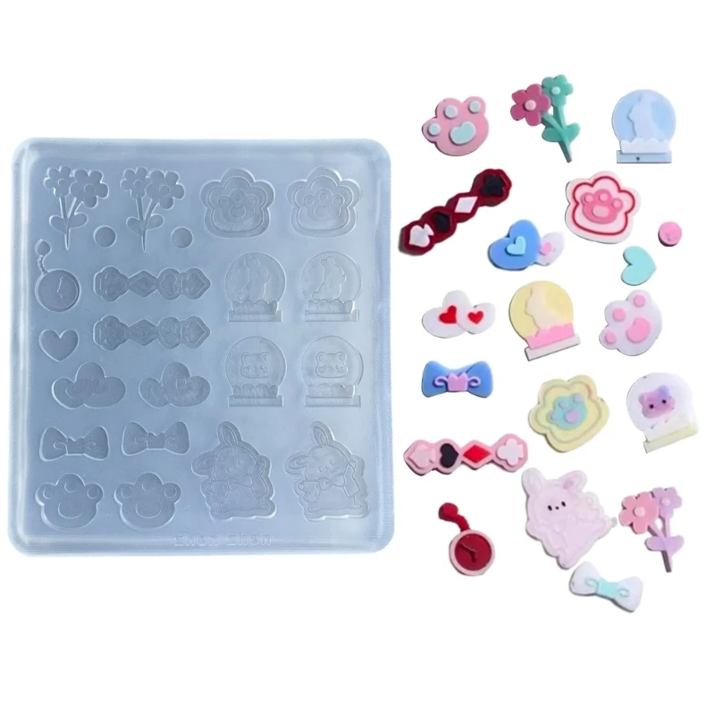 Corazón Shaker Filler Epoxy Resina Molde Accesorio Relleno Molde Silicona