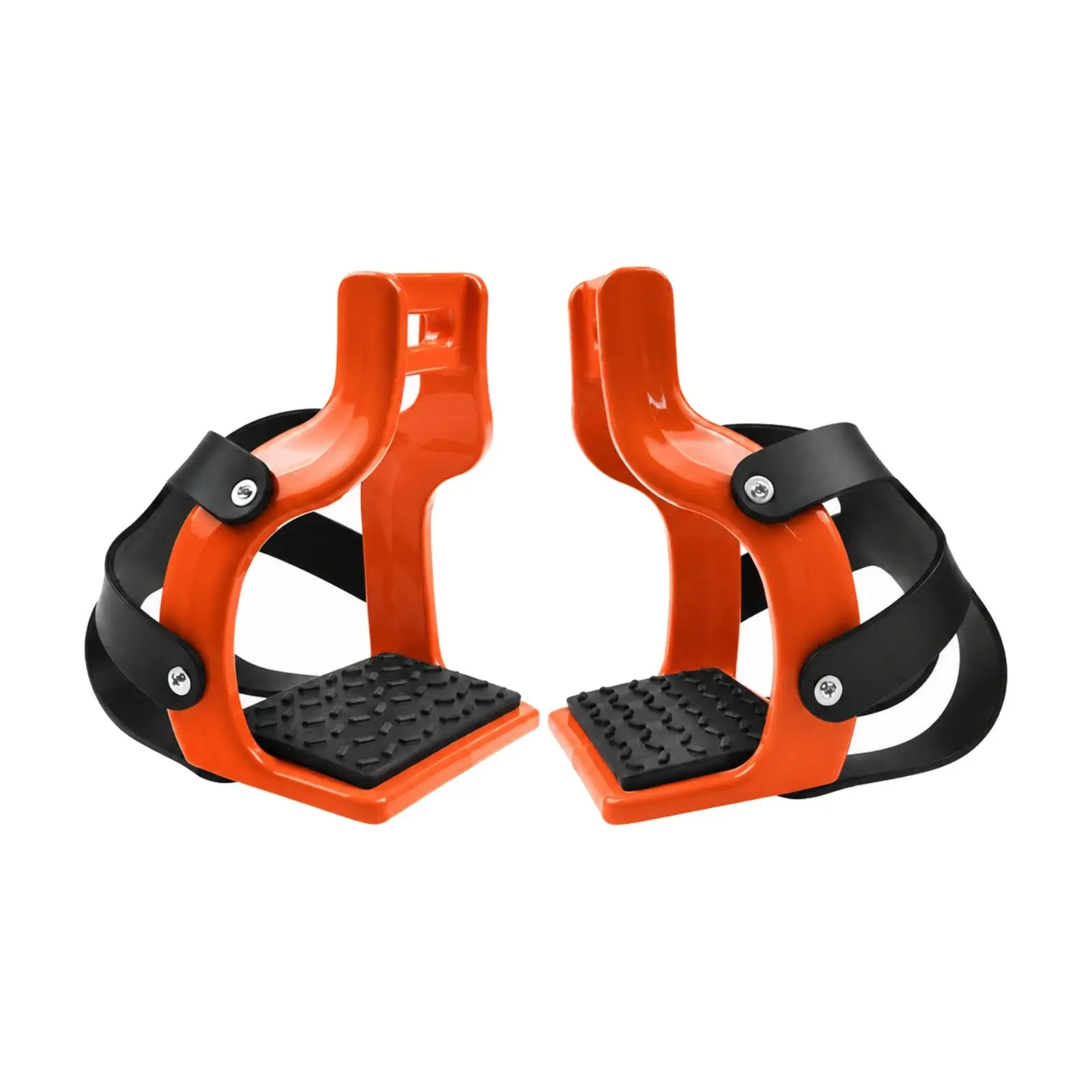Equestrian Safety Stirrup Pad Carbon Fiber Composite Horse Foot Support Rubber Grip Pad for Active Riding Heavy Duty