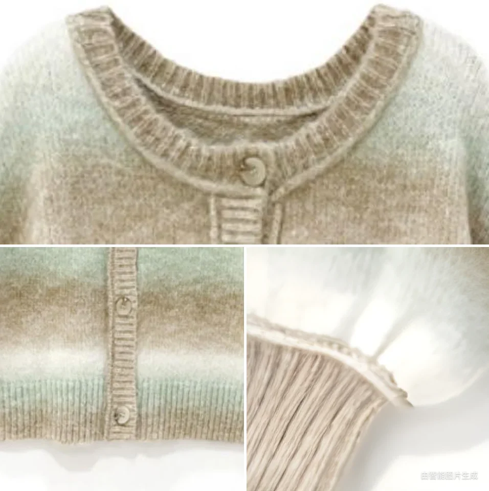 

Вязаный свитер в японском стиле, осень-зима, новые женские свитера, модный универсальный вязаный кардиган с круглым вырезом, топ Femme