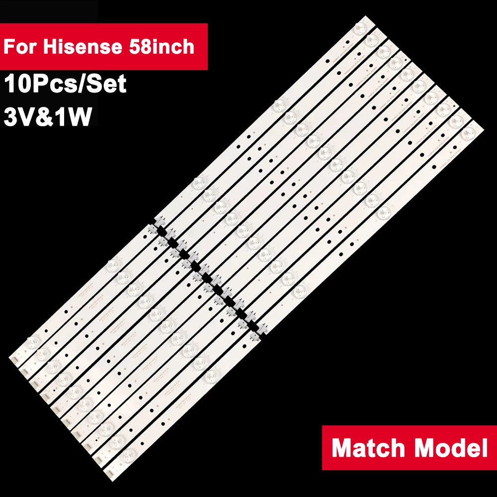 

Лента для подсветки телевизора Hisense, 594 мм, 3 в, 58 дюймов, SVH580A01_5LED_REV06 LED58EC320A