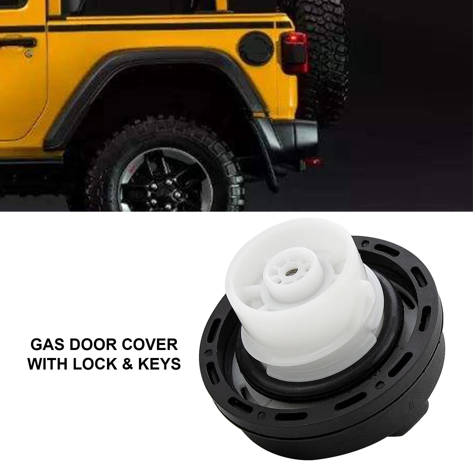 5278655AB Fuel Tank Cap with Key Gas Petrol Locking Caps Locks For Chevy Silverado 1500 2500 3500