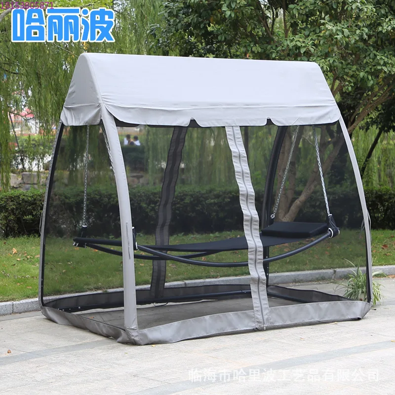 Indoor Balcony Courtyard Terrace Swing Adult Leisure Canopy Double Hammock Lying Bed