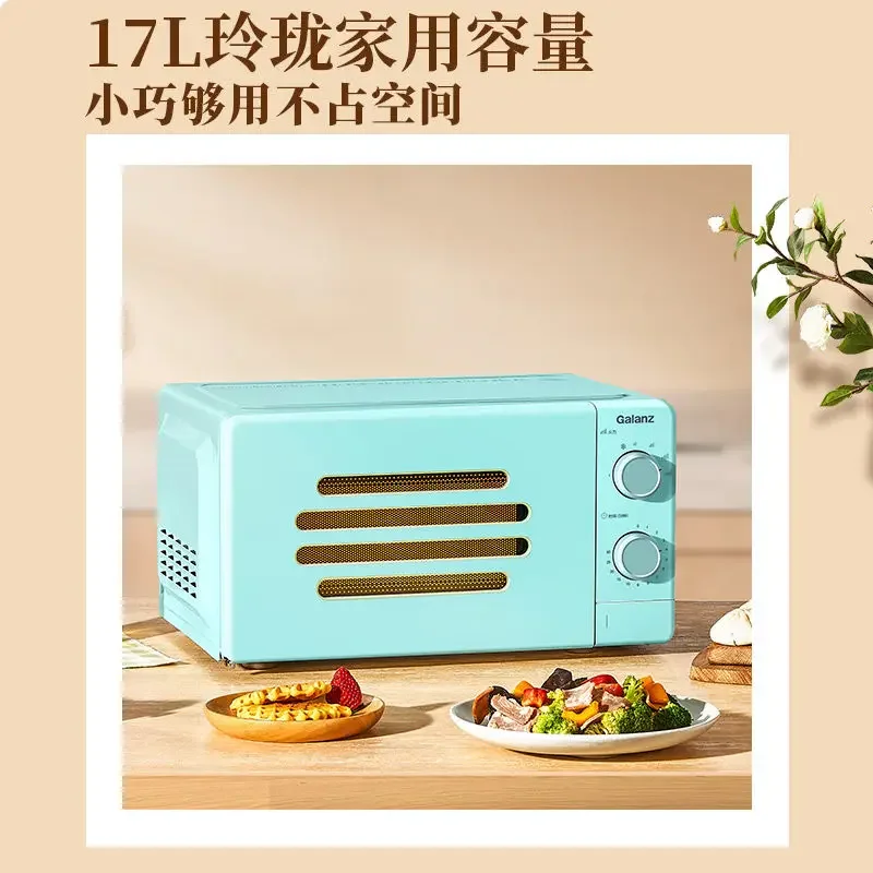 Новая микроволновая печь высокой мощности 17 литров 700 Вт, умный дом, маленькая техника, мини-высококачественный ретро-проигрыватель, профессиональная таировка