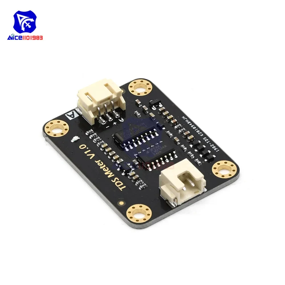 diymore TDS Meter Probe Water Quality Monitoring V1 Sensor Module with XH2.54-3Pin Jumper Wire Connector for Arduino