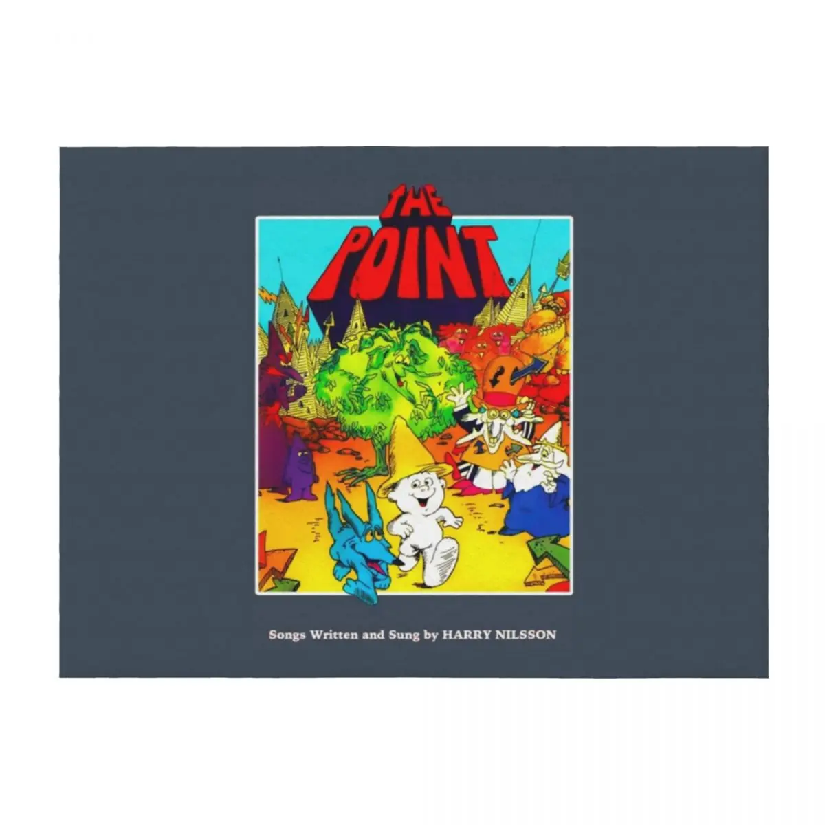 

Harry Nilsson The Point Throw Blanket Custom Single Quilt valentine gift ideas Blankets