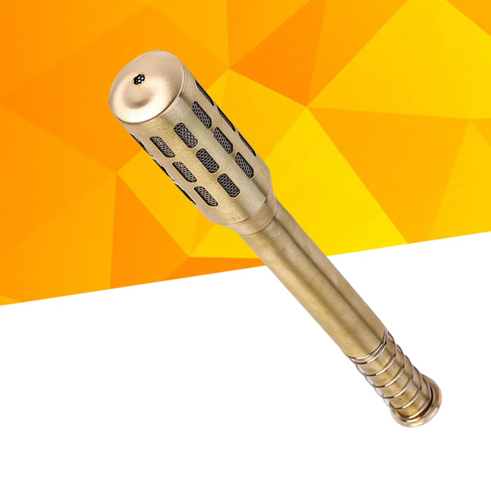 Moxa vara moxibustion massagem queimador de bronze ouro aquecedor portátil para corpo rosto pés circulação sanguínea anti-envelhecimento