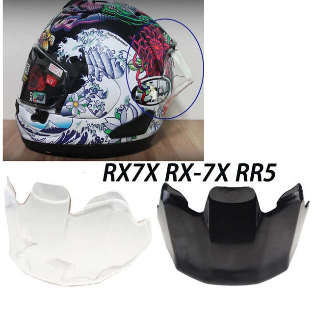 Rx7x Rr5 Motorcycle Rear Trim Helmet Spoiler For Arai Rx7x Rx-7x Rr5 Vz-ram  Rx7v Rx7 Gp Helmet Spoiler Accessories - Helmet Parts & Accessories -  AliExpress