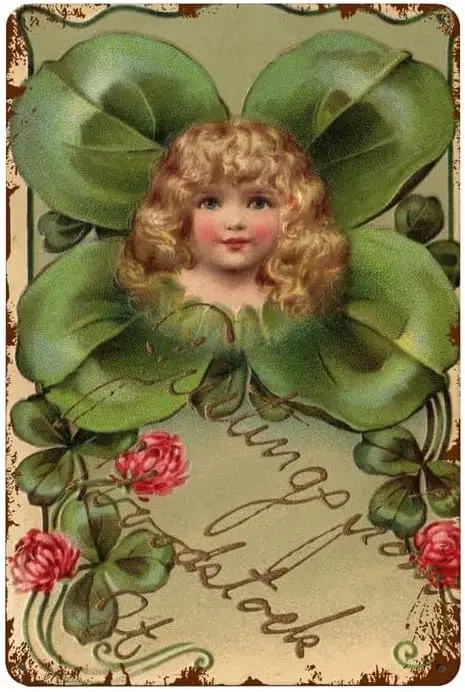 St Patrick Day Tin Signs Retro Vintage for Cafe Bar Pub Wall Decor Retro Vintage Metal Signs