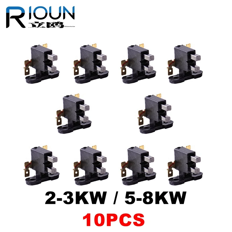 10X Generator Carbon Brush Holder Suitable For 2-3kw 5-8kw Generators 168F 188F GX160 GX390 Power Gensets