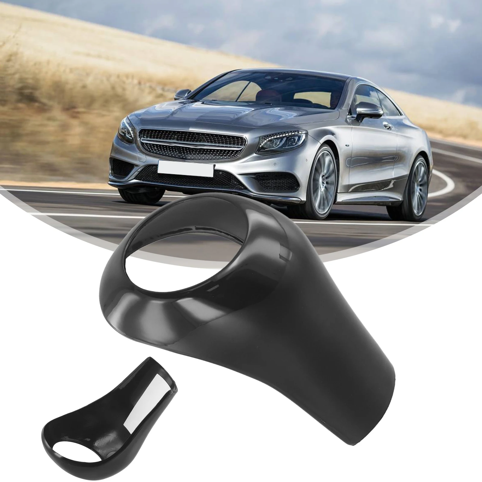 Add a Sporty Touch to Your For MercedesBenz W204 C E G GLS Class with this Carbon Fiber Gear Shift Knob Cover Trim Craftsmanship