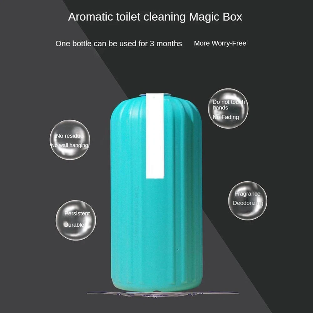 Clean Toilet Royal Blue Bubble Bottle Toilet Deodorization Clean Toilet Spirit Deodorant Foam Cleaners Hard Against Long Lasting