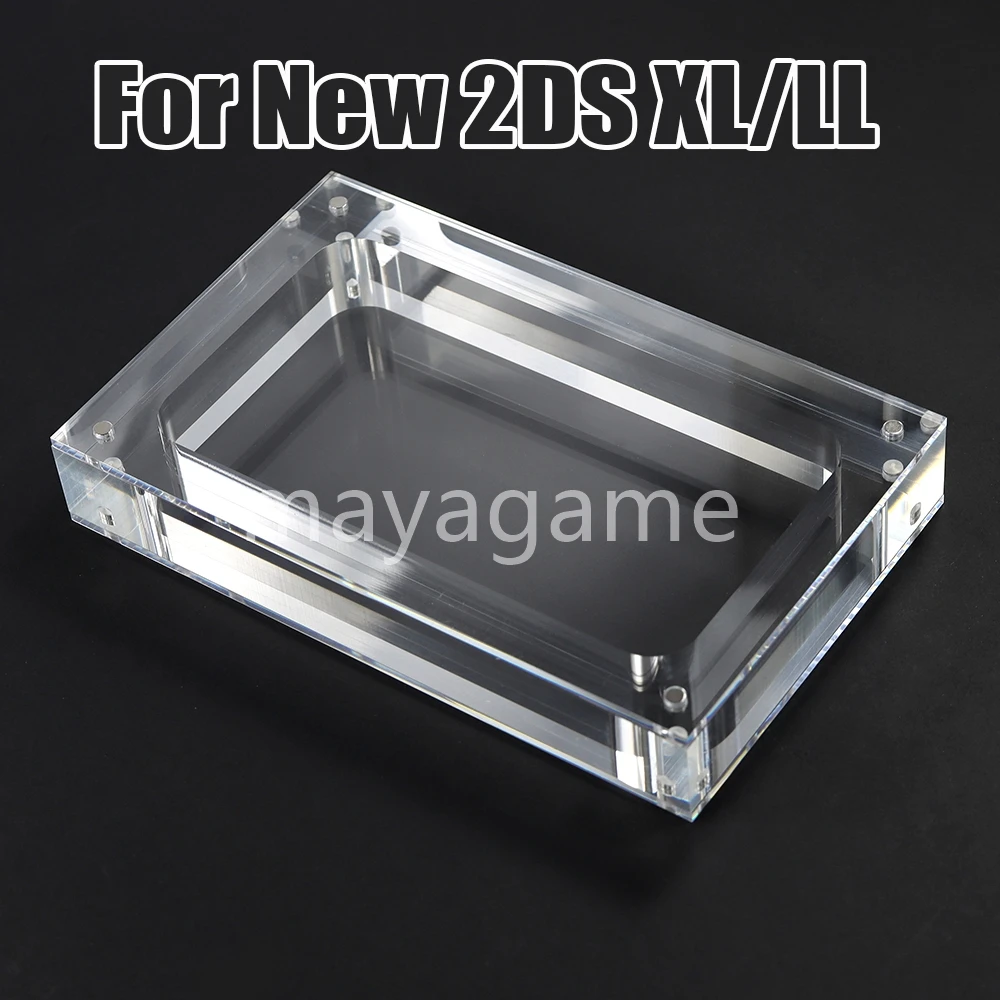 

1pc Display Case Transparent Acrylic Box Protector For Nintend NEW 2DS XL/2DSLL Collect Boxes Storage Game Shell Case