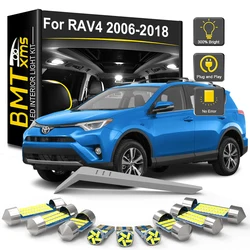 BMTxms 10 pz Canbus per Toyota RAV4 2006-2011 2012 2013 2014 2015 2016 2017 2018 veicolo LED interni lampadina Kit lettura