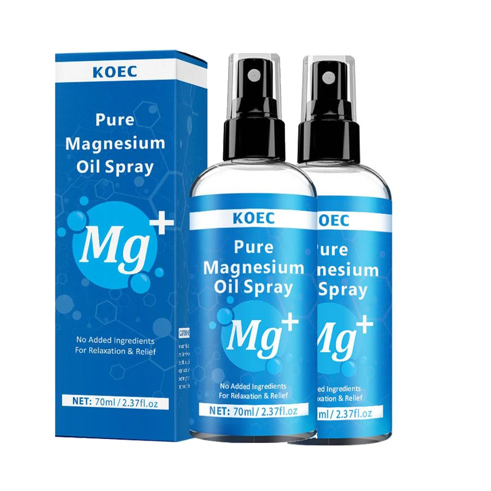 1/2PCS Magnesium Oil Spray for Feet & Sleep, Relief & Relaxation, Smoothes And Softens Skin,Muscle Health Leg & Joint Care 70g